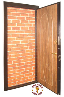 Входная защитная металлическая дверь