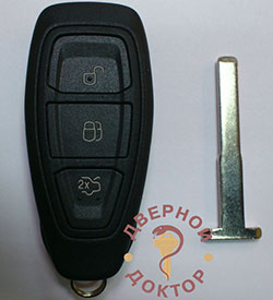 смарт-ключ Форд с лезвием