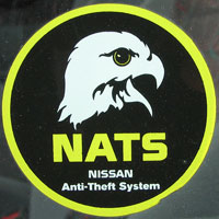 наклейка системы NATS